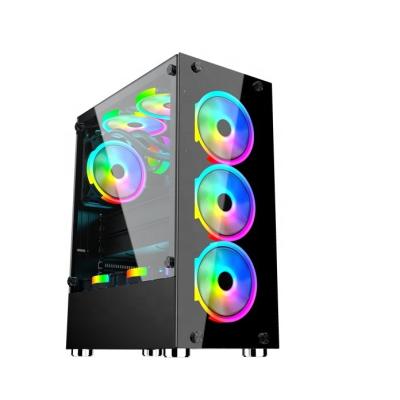 China With Fan PC Cabinet Gamer Computer Case Wholesale High Quality Gaming Computer Case for sale