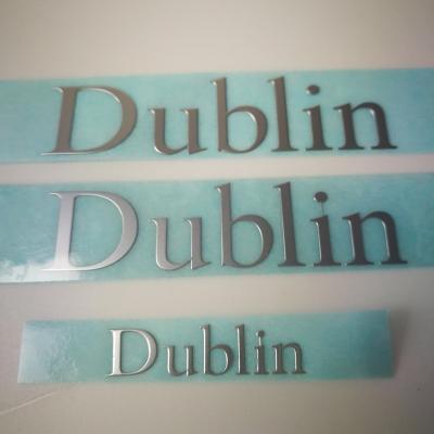 China Computer Brand Logo Sticker Custom Fancy Decorative Wholesale Price Electroforming Nickel Logo Design Sticker for sale