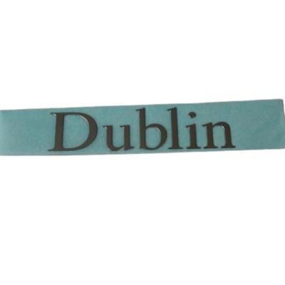 China Brand Sticker Hot Sale Nickel Logo Sticker foil metal sticker metal brand logo for sale