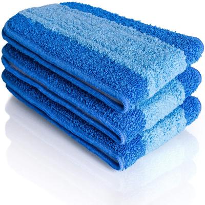 China Good Quality 46x13cm Viable Blue Various Rectangle Scratch Strip Flat Mop Pad Rubbing Pad For Bona Mop Pad for sale