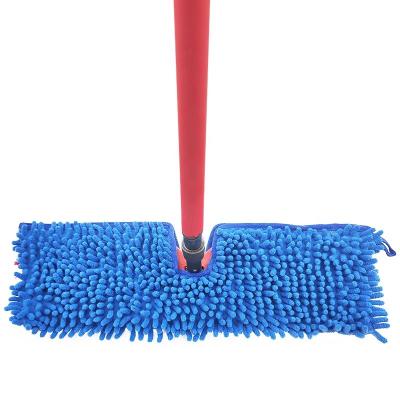 China Flip Flat Dust Mop Pads Wet Dry Viable compatible with O-Cedar Double-Action Microfiber Flip Chenille Mop Refill for sale