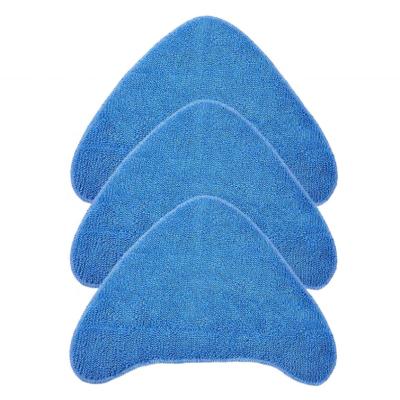 China Viable For Vax Steam Cleaner Wipes Blue Washable Steam Triangle Mop Cloth Mop Protector Cleaning Cloth Replacement for sale