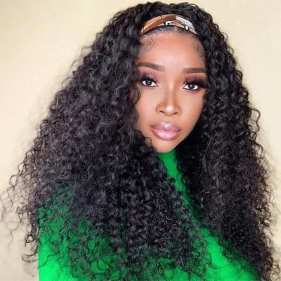 China Wholesale Kinky Curly Wigs Long Curly Wig Ladies Hair Wig Headband Hair for sale