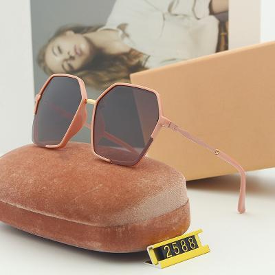 China Fashion sunglasses 2588 high-grade classic fashion ladies luxury sunglasses polarizing internal inspiration high quality sunglasses women for sale