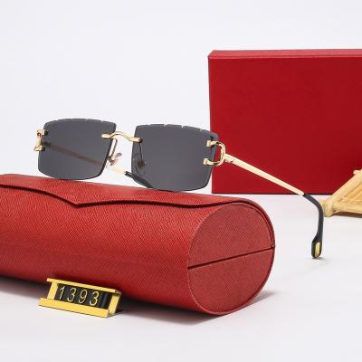 China 1393 Fashion Sunglasses INS Vintage Glass Women Men Brand Designer Retro Classic Ladies Sunglasses for sale