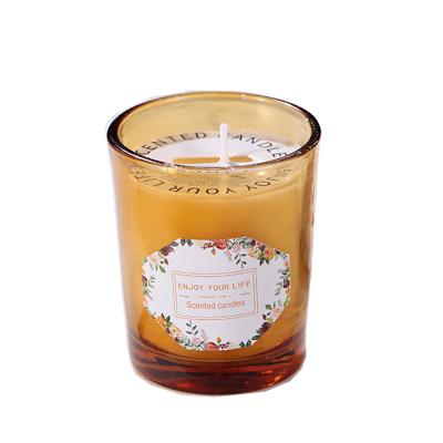 China Factory Wholesale Scented Soy Candle Parties Candles Glass Jar For Home Decoration for sale