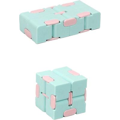 China Flip Cube Puzzle Stress Reliever Desktop Toy Antistress Infinite Magic Cube Autism Educational Toys For Adult for sale