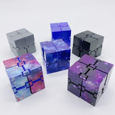 China The other aluminum cube infinity cube infinity infinity cube wiggle person toy galaxy magic cube metal wiggle person toy for sale