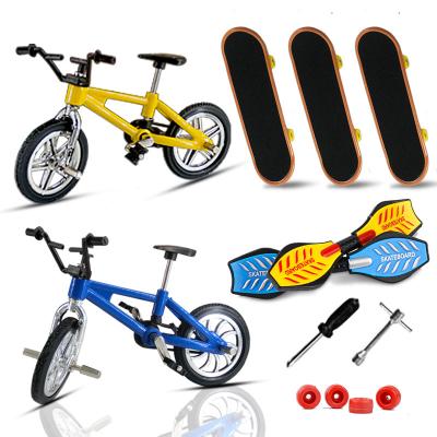 China Metal Autism Toys Relaxation Toys Folding Mini Spinning Bike Finger Restless Bike Toys for sale