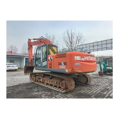 China Chinese Famous Brand Earth Building Material Stores Mobile Crawler Excavator 0.8 Bucket M3 ZX200-3 With Cheap Price for sale