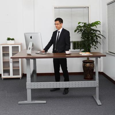 China L-Shape (Height) Executive Office Furniture Adjustable Electric Sit Stand Desk for sale