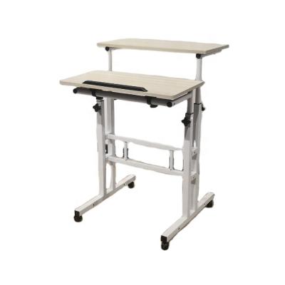 China Foldable Desktop Computer Table Stand (Height) Laptop Height Adjustable Mobile Adjustable Table Desk for sale