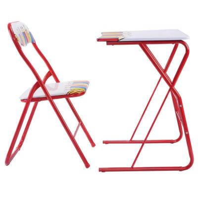 China Wholesale Order Modern Kids Foldable Study Table And Chair Set For Living Room for sale