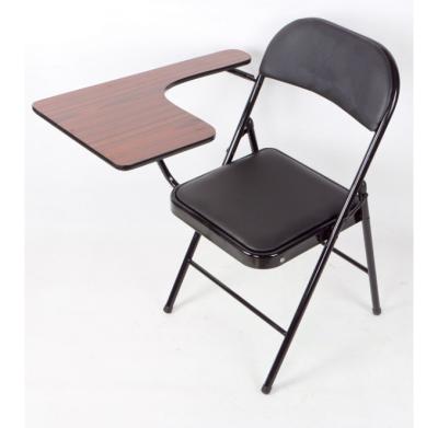 China School Chair Folding Metal Training Chairs Student Chairs With Notepad Wholesale for sale