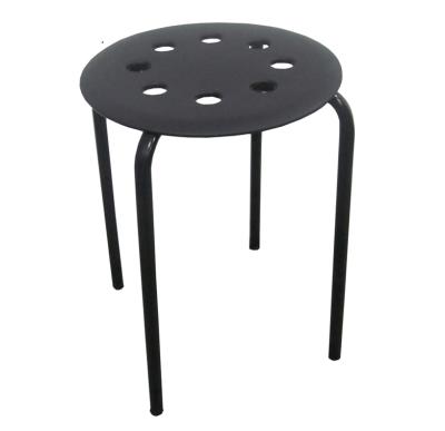 China stool home & Cheap Round Plastic Ottoman Stools Stacking Stools With Metal Frame Wholesale for sale