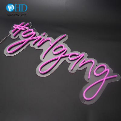 China Shops Chinese Manufacturer Custom Table Stand Led Neon Sign Night Lights For Bedroom for sale