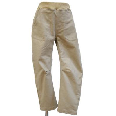 China COTTON 97% Luxury Modern Breathable Solid Long Boys Kids Bell Bottom Pants For Children for sale