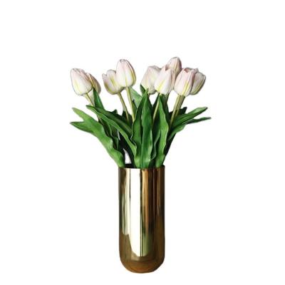 China New portable stainless steel silver flower vase classic/postmodern best prices for sale