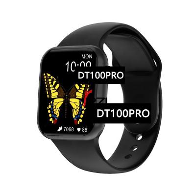 China Wifi Original High-end Heart Rate Detection Sports DT100 pro plus pro Max Smart Watch Smartwatch dt100 pro for sale