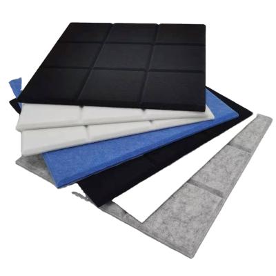 China Modern 9mm PET Felt Panel Fire Retardant Hard Felt Sound Absorbing Panel Factory for sale