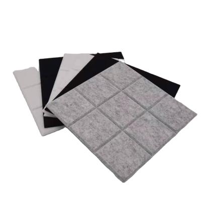 China Modern 9mm 12mm Polyester Panel Polyester Fiber Acoustic Panel Sound Absorbing Panel Sheet for sale