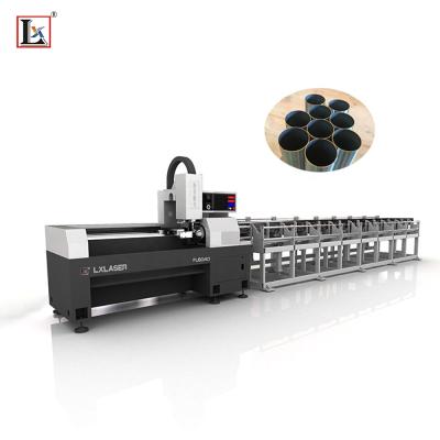 China Metal Pipe Cutter Burr Free Full Automatic CNC Pipe Cutting Machine For Metal Iron SS Stainless Steel Thin Round Tube for sale