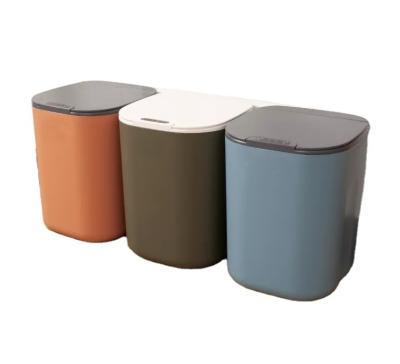 China Modern Trash Can Smart Plastic Wastepaper basket Garbage Bin for sale