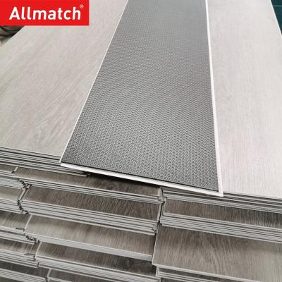 China Eco friendly click floor rigid core 5mm thickness PVC plastic spc flooring for sale