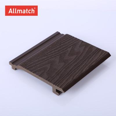 China Decorative wood panel wpc wall panel outdoor waterproof exterior wall siding panel for sale