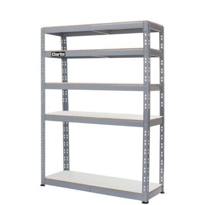 China Corrosion Protection Manufacturing Storage Shelves Medium Duty Iron Boltless Warehouse Wholesale for sale