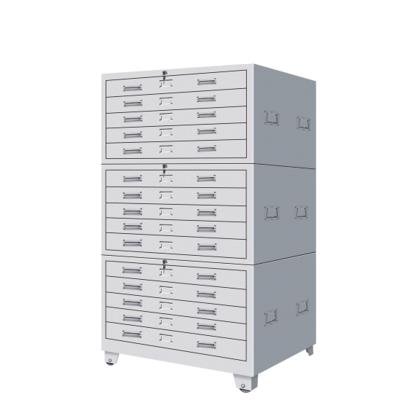 China Adjustable (Height) Organize your workspace with our A1 A0 Size Drawings Storage Filing Metal Cabinets Store and Protect Model Artwork and Cards for sale