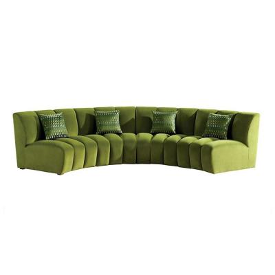 China China Factory Wholesale Hotel Living Room Lounge Adjustable Creative Circular Sectional Sofa Villa Upper Club Sofa For Entertainment (Other) for sale