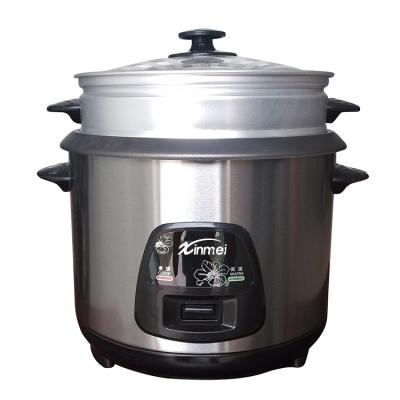 China High Quality Automaic Upright Auto Cook and Hot System Automatic Cooker and Hot Rice Cooker with Glass Lid for sale