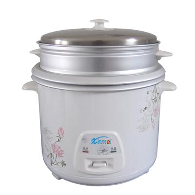 China Hot Selling Automaic Cook Stainless Steel Upright Electric Rice Cooker And Hot System Factory Price 2.2L Full Body for sale