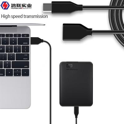 China Best Fast Data Transfer Data Transfer Fast Sell 0.3m USB AF To Type C 3.0 With OTG Host Cable Adapter for sale