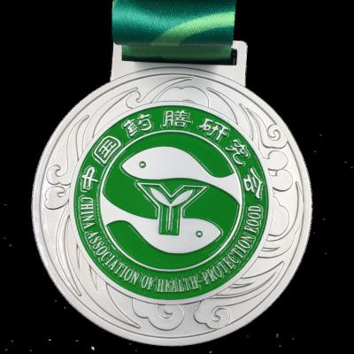 China China Cheap Customized Iron Zinc Alloy Medallion 3D Award Sports Medal Of Honor With Velvet Box And Short Ribbon for sale