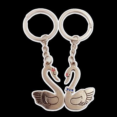 China Customized Creative Personality Customized Promotion Animation Cartoon Key Chain Advertising Logo Metal Key Chain Hanging Tag for sale