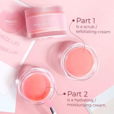 China Private Label Nourishing Vegan Fruit Particle Natural Organic Lip Scrub Moisturize Lip Exfoliate Lip Scrub for sale