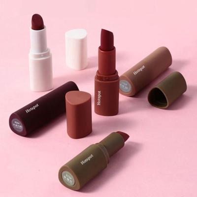 China Custom Lipstick Waterproof Matte Private Label Logo Waterproof Matte Lipstick Oem Make Your Own for sale