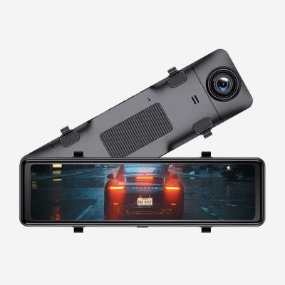 China Hot Selling4k+1080p Remote Control Rear View Dash Camera Wifi Gps Route Tracking Speedcam Touch Mirror Voice Control Dash Camera for sale