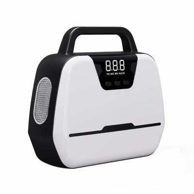 China AC/DC Mini Portable Tire Pressure Monitor 150 PSI Inflator High Pressure Pump For Car Tire Inflator Pump for sale