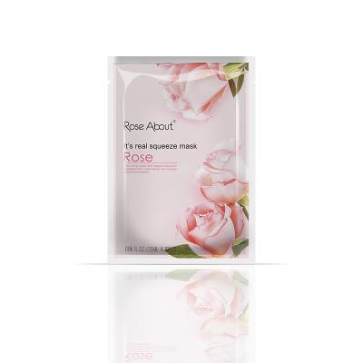 China Rose About 2021New Arrival Wholesale Private Label Face Mask Moisturizer Moisturizer Whitening Facial Mask for sale