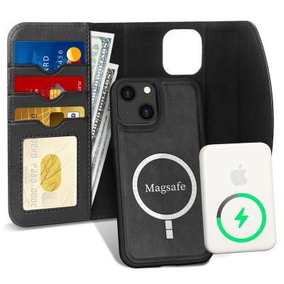 China Hot Selling Shockproof PU Leather Flip Phone Case For APPL iphone13 With Filling for sale