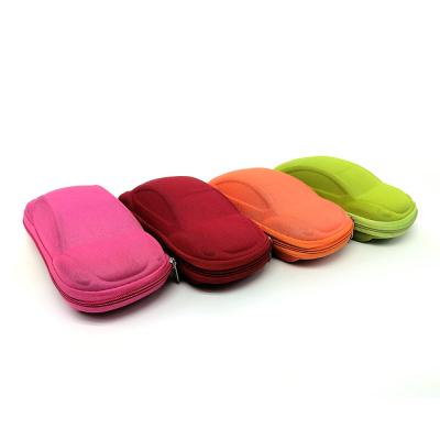 China Racing Glasses Wholesale High Quality Car Shapes Cute Kids EVA Zipper Sunglasses Case Glasses Case for sale