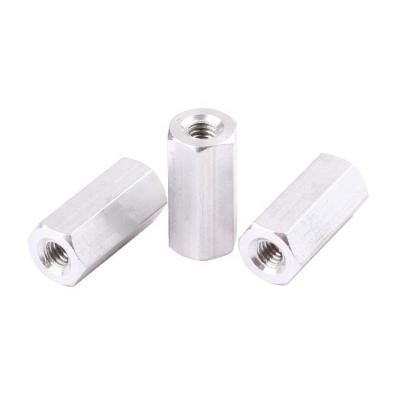 China External hexagonal Bolt and nut external hexagonal nut sleeve 6063 aluminum fasteners screws for electronics industry for sale