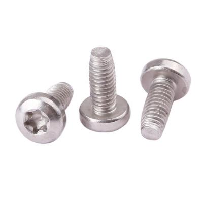 China Pan GB2672 torx screw pan head screw trigonodont stainless steel screws for communication industry for sale