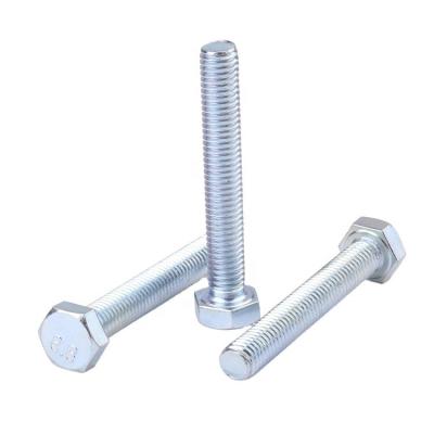 China HEX Factory high quality fastener 8.8 grade outer hex bolts M3-M8 DIN933 screws for sale