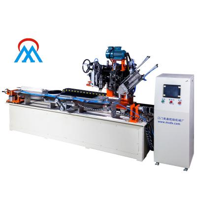 China Industrial Working Use 2 Spindle Roller Brush Drilling And Decking Making Machine For Industrial Use for sale