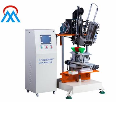 China Make Brush / Broom Good Looking Brush Making Machine Customized Automatic 2 Axle 1 Decking Brush Making Machine For Household Sweeping Flat Brush for sale