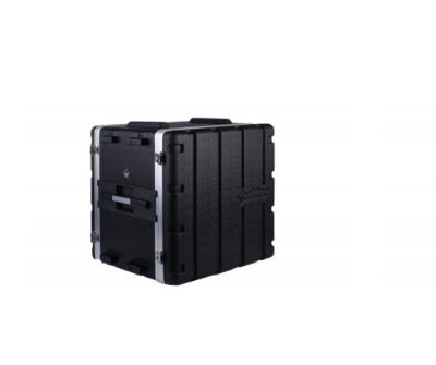 China 2 Carry Handles 19 Inch Rack Case ABS 12U Twist Locks x 4 for sale